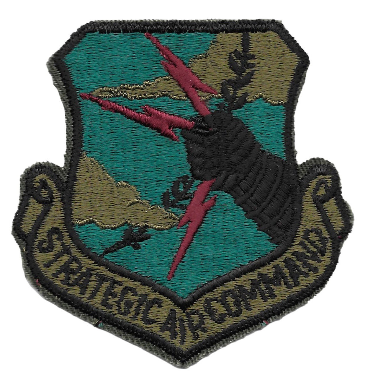 Strategic Air Command ~ SAC ~ US Air Force USAF ~ Vintage Subdued Patch ~ NEW