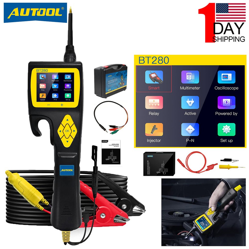 AUTOOL 12V 24V Car Circuit Tester Probe Volt Electrical Diagnostic Avometer Tool
