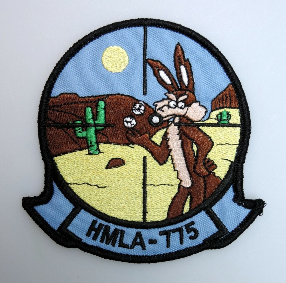 U.S. Marine Corps HMLA-775 Coyotes Patch with Hook Closure