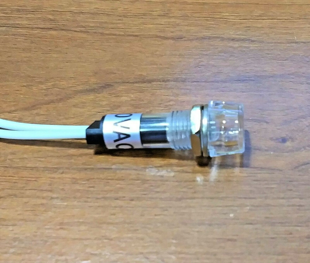 3 BBT Waterproof 120 volt White LED Hi-Profile Indicator Lights