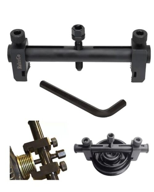 Universal Ribbed Drive Pulley Crankshaft Remover Tool Puller for A/C Unit