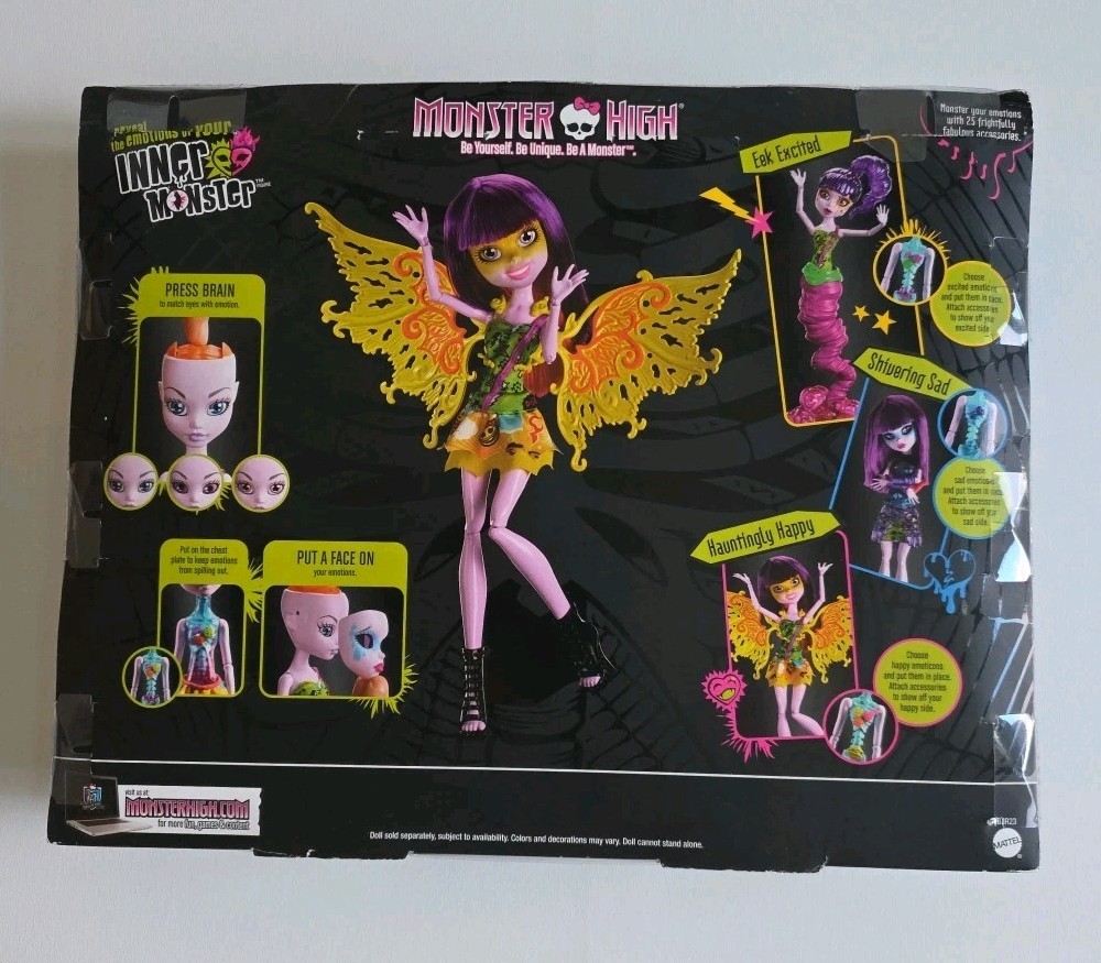 Monster High Inner Monster 3 Pack Shivering Sad Eek Excited Hauntingly Happy NIB