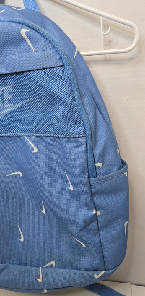 Nike Elemental Swoosh Logo Sky Blue Basic School Sports Backpack