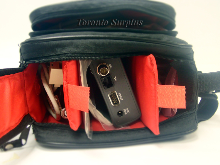 DATACOM TEXTRON LANCAT 1500 CAT5 CABLE AND ACTIVITY TESTER W/ ACC AND CASE