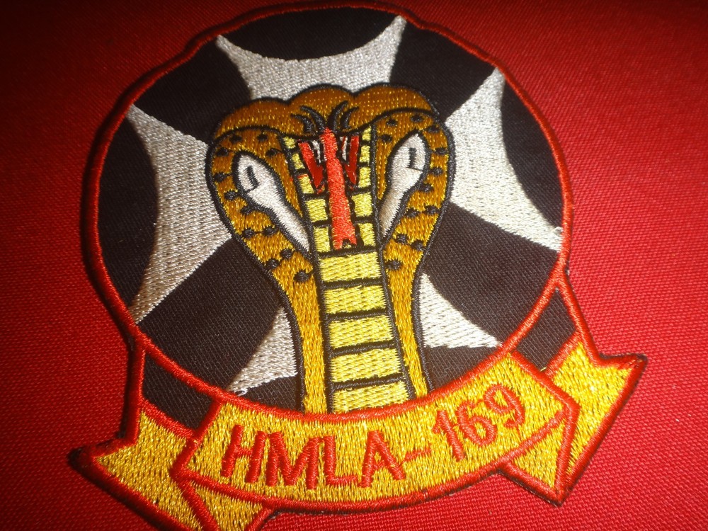USMC Marine LIGHT ATTACK HELICOPTER Squadron HMLA-169 VIPERS Patch