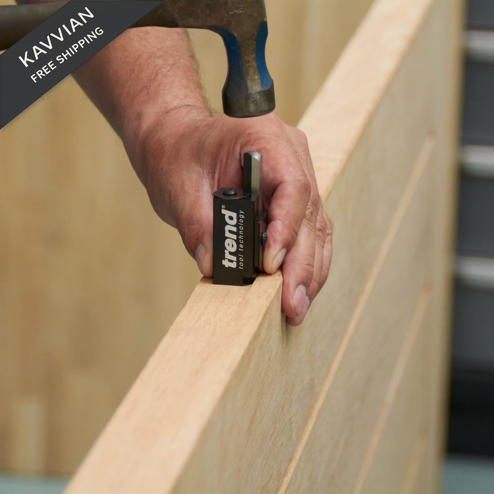 Trend Hinge Recess Squaring Corner Chisel, Quickly Square Up Rounded Small