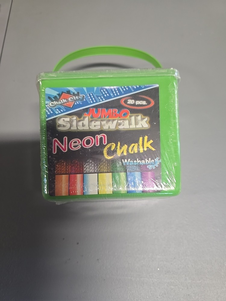 Sidewalk Chalk Jumbo Neon 20pc