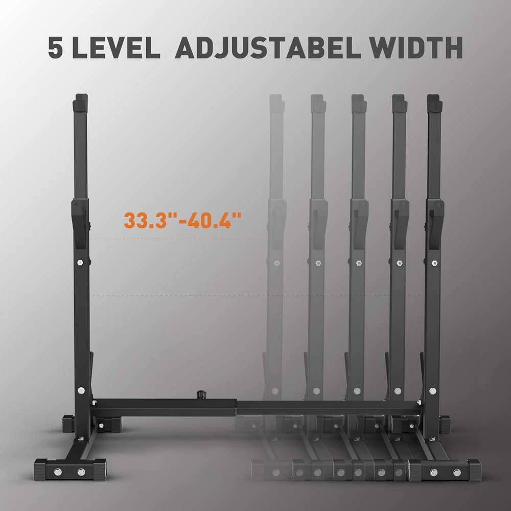 Squat Rack Stand Adjustable Bench Press Rack Barbell Rack Stand Multi-Function