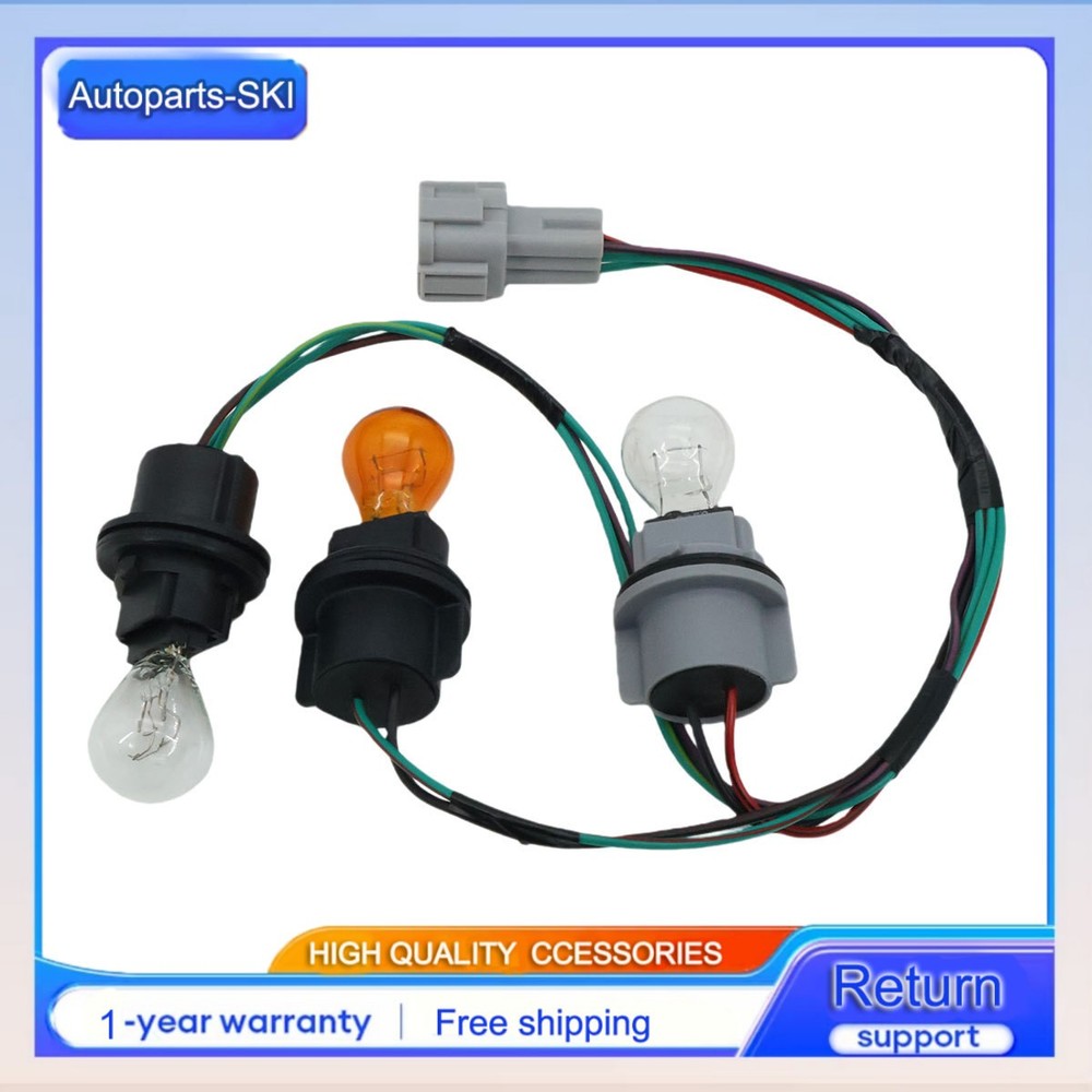 Socket & Wire Tail Light Wiring Harness Fits Nissan Frontier 1998-2002