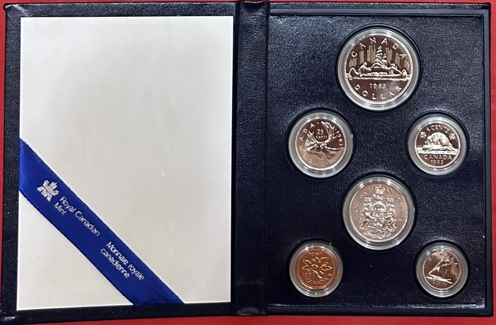 1983 Canada Specimen Set Plus COA & Box