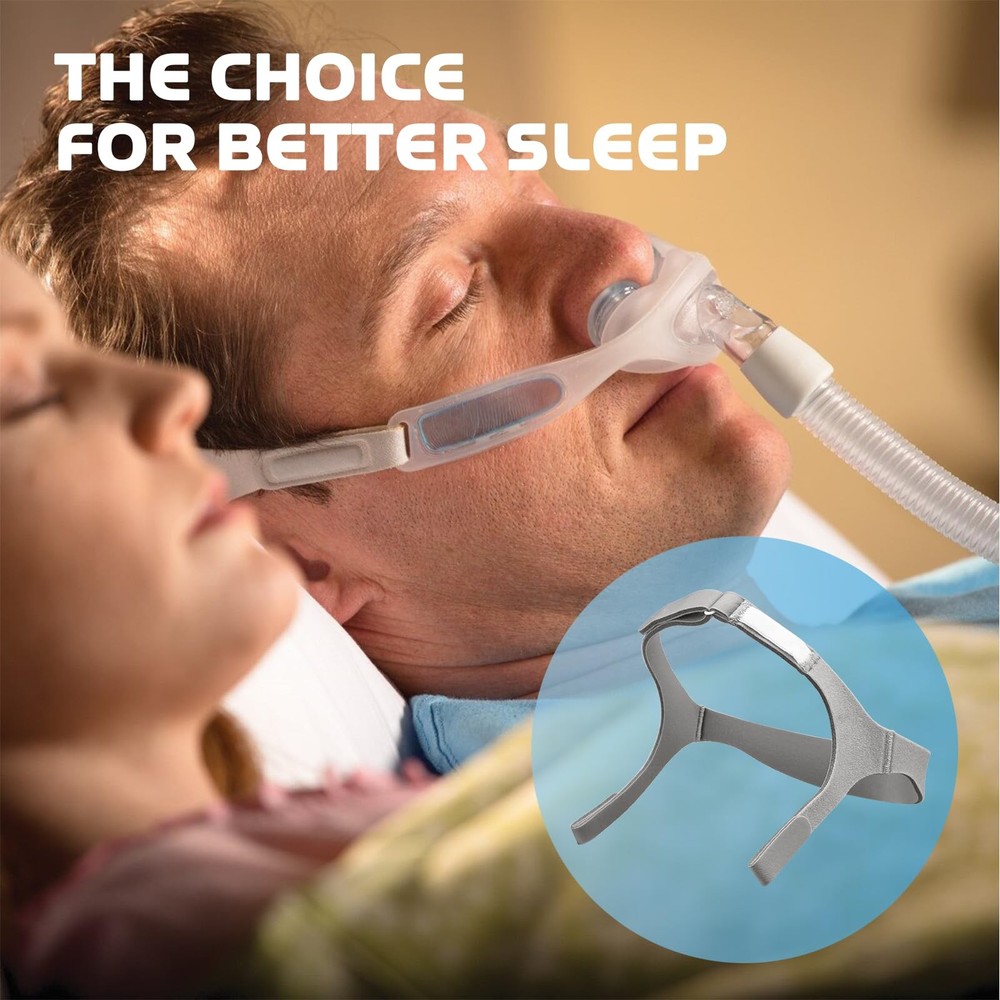 2 Packs Replacement Nuance Pro Headgear, CPAP Headgear Compatible with Gray
