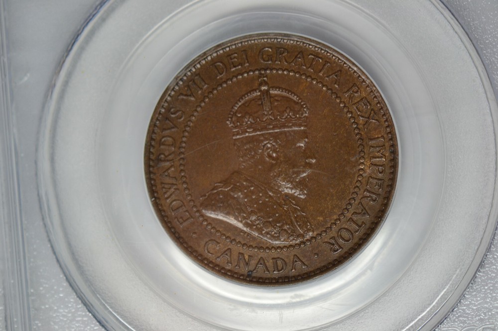 Canada: 1908 Large Cent- PCGS MS-63 BN.  Lovely.