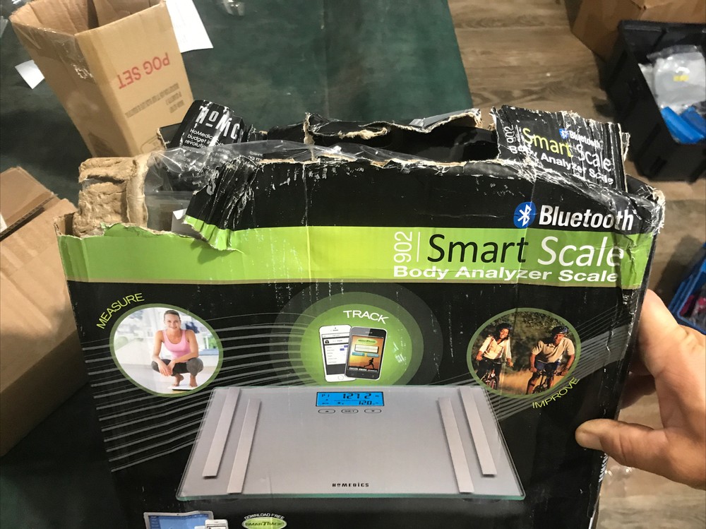 Homedics 902 Bluetooth Smart Scale Many Many Features Open Box