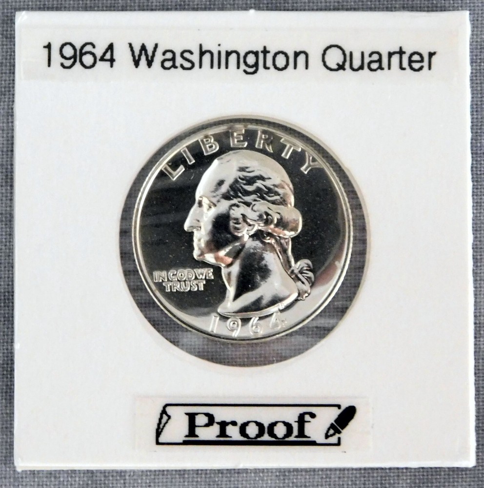1964 Proof Washington Quarter