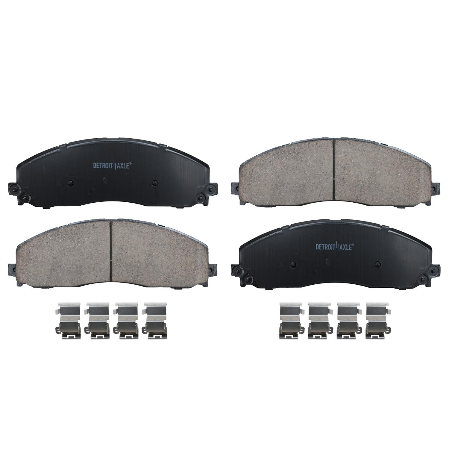 Front and Rear Ceramic Brake Pads for F-250 F-350 F-450 Super Duty