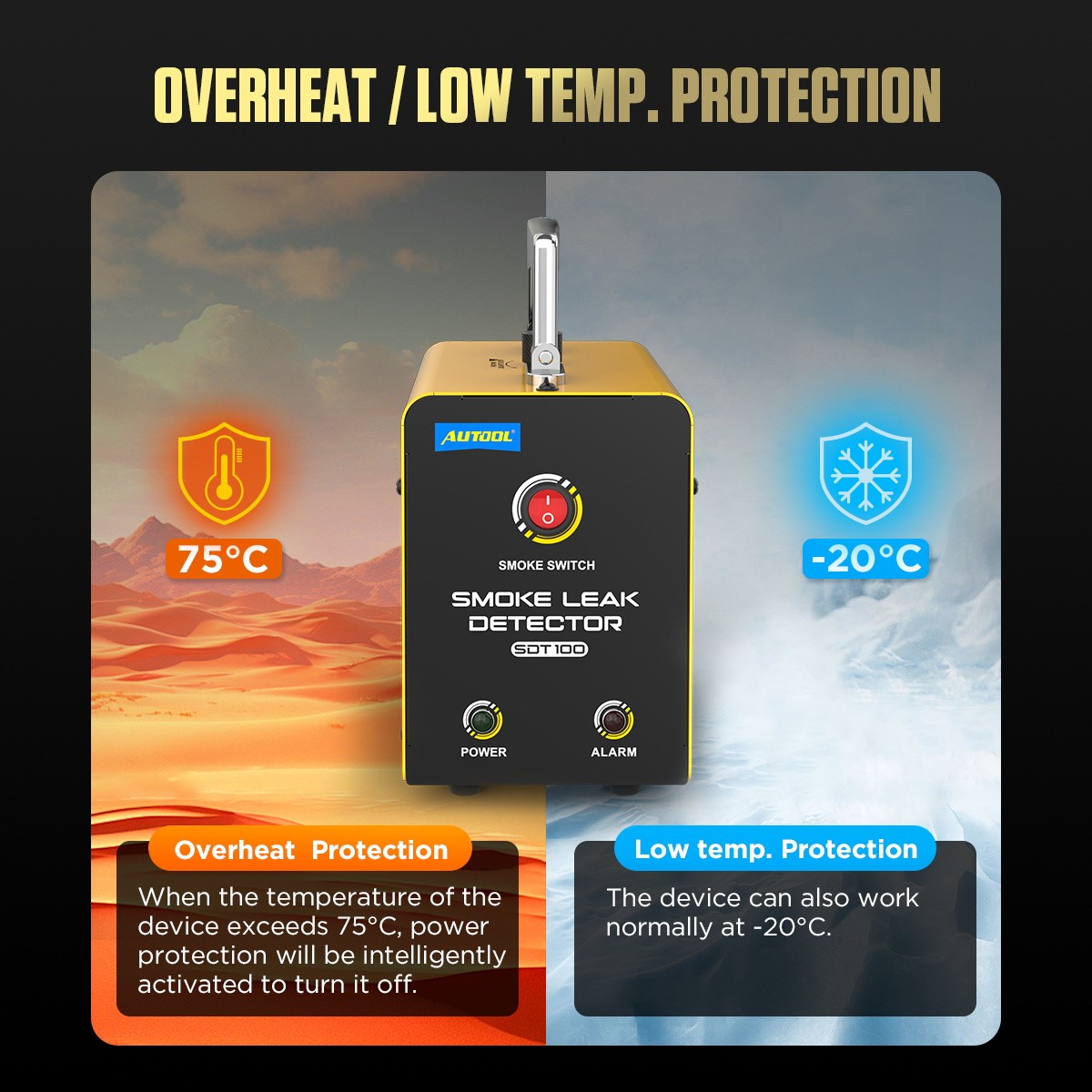 Automotive EVAP Smoke Machine Leak Detector Car Pipe Vacuum Diagnostic Tester US