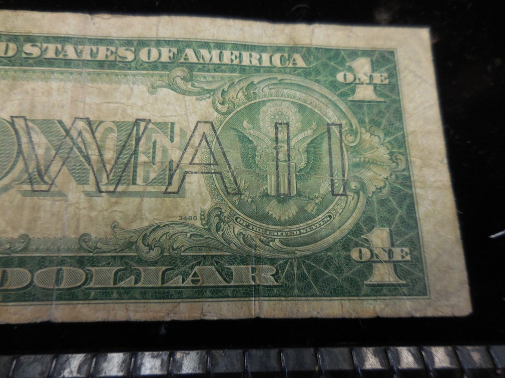 1935-A $1 ONE DOLLAR “HAWAII” SILVER CERTIFICATE NOTE