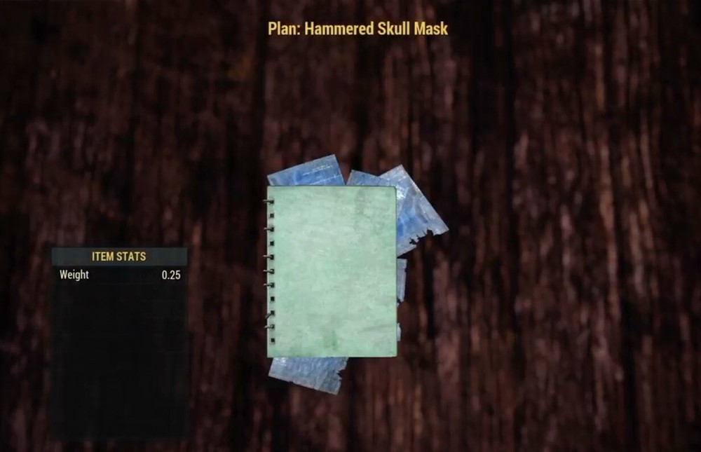 (Xbox/PC) Hammered Skull Mask Plan