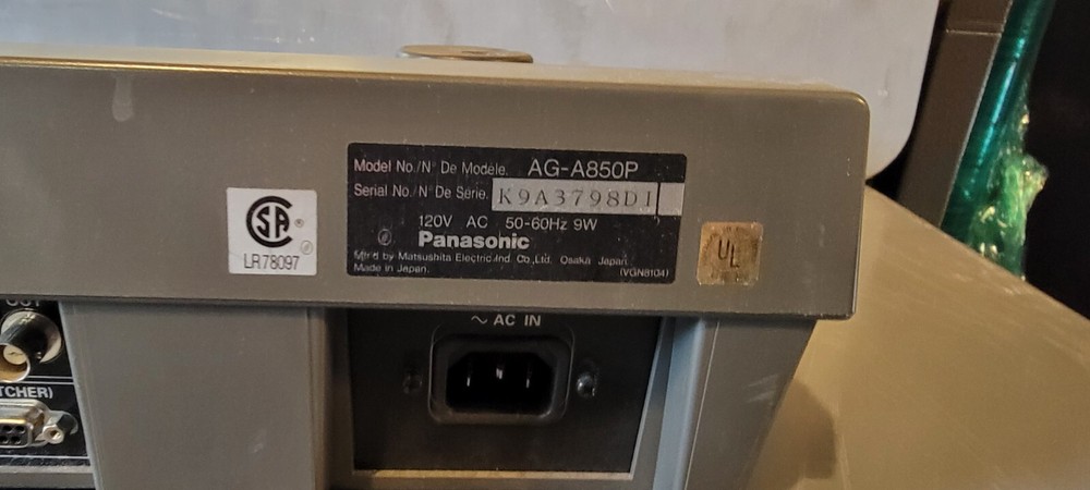 Panasonic AG-A850P Edit Controller - USED