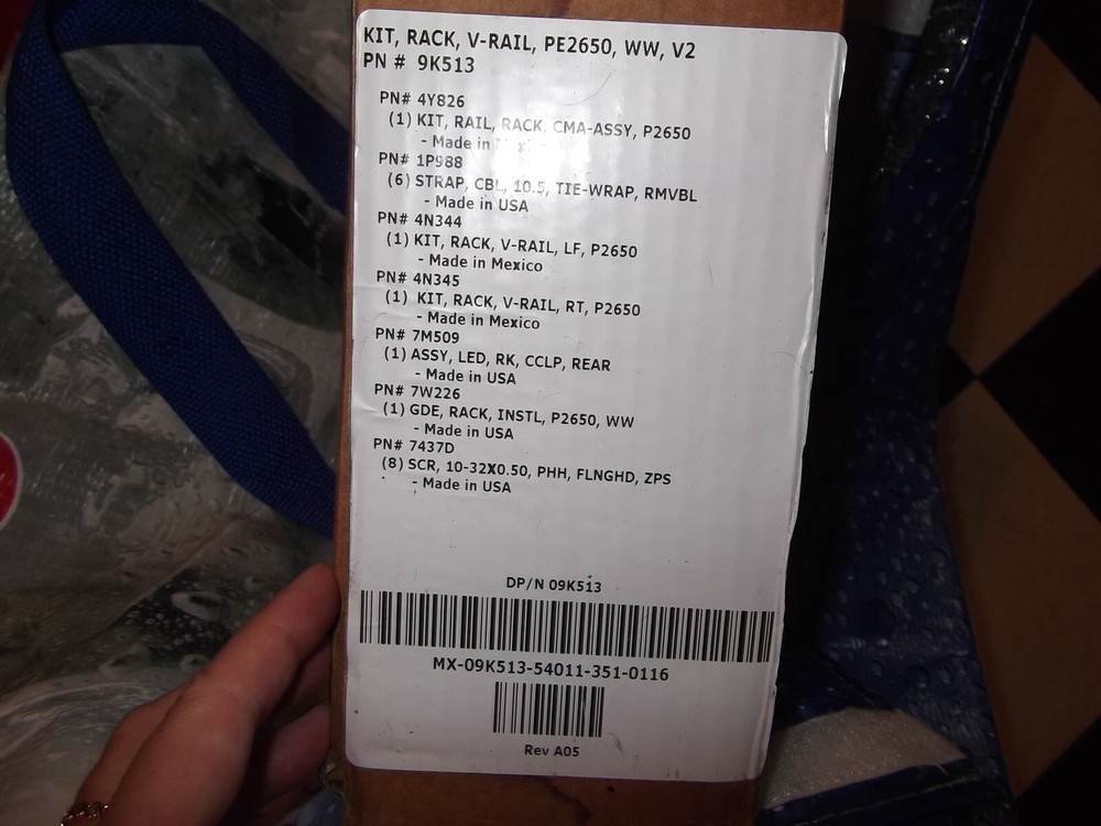 DELL POWEREDGE SERVER RACK RAIL KIT PE2650 V2