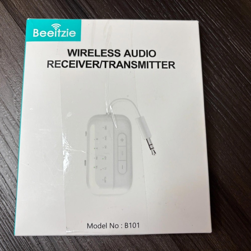 Beeitzie Wireless Audio Receiver/Transmitter Bluetooth NEW