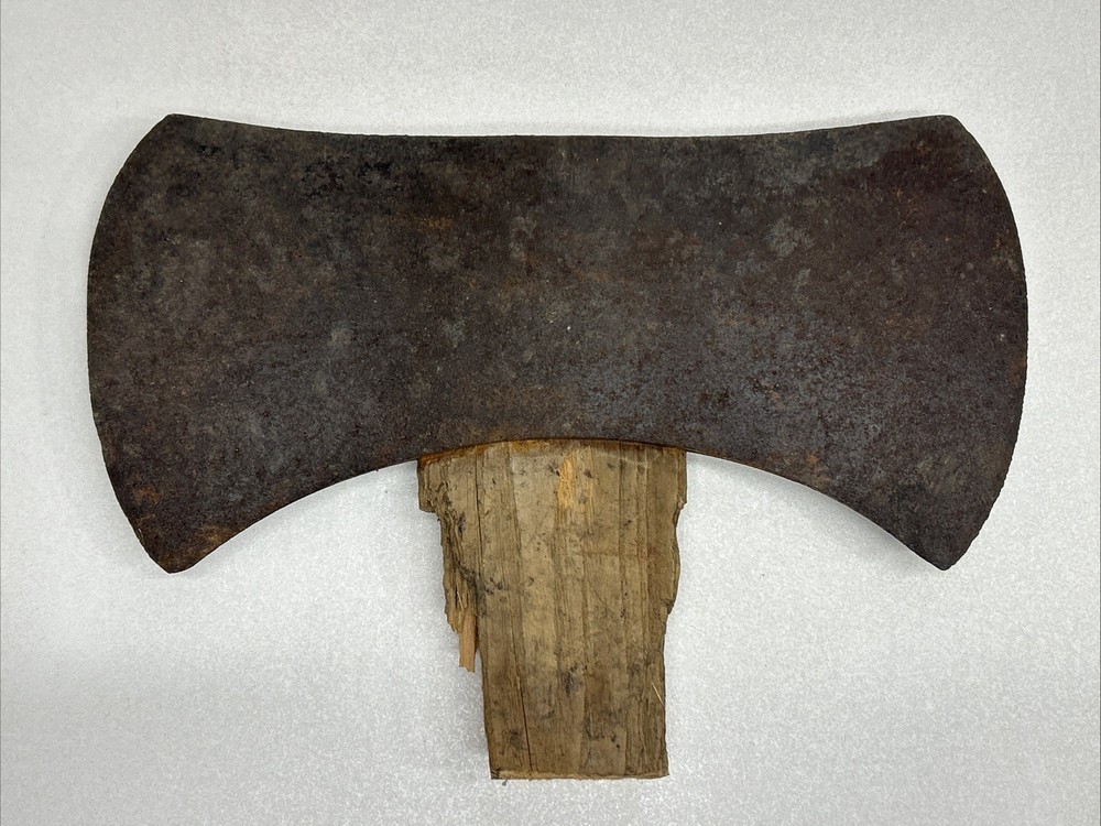 Vintage Old 3+ Lbs Double Bit Axe Head Unmarked