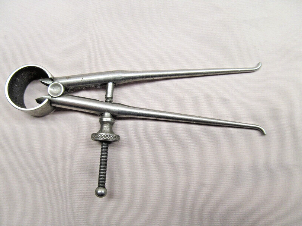 Starrett 274A-3 3" Toolmakers' Round Leg Spring Type Inside Calipers, USA