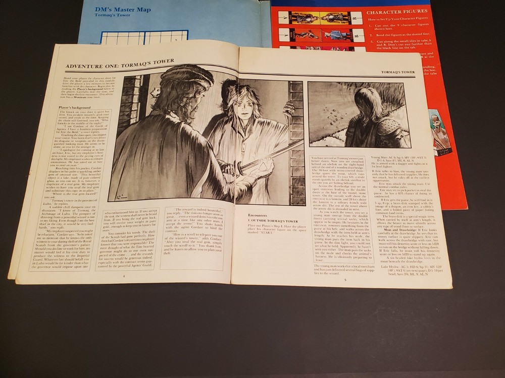 Dungeons & Dragons: Gemma And Staff 1983 ☆ D&D ☆ TSR ☆ Authentic ☆
