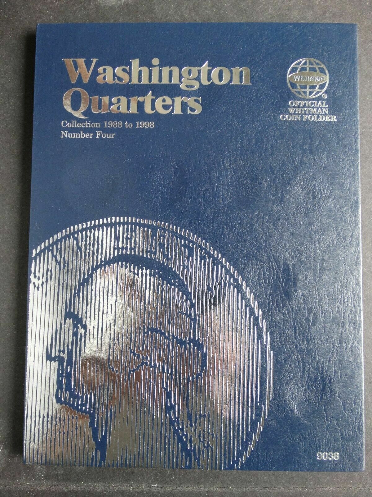 Set of 4 - Whitman Washington Quarters Coin Folders Number 1-4 1932-1998 Book