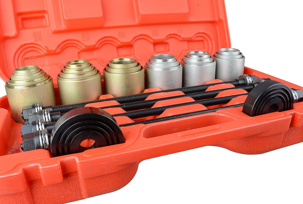 Universal Press and Pull Sleeve Kit Bushes Bearings Remove Install Garage Tools