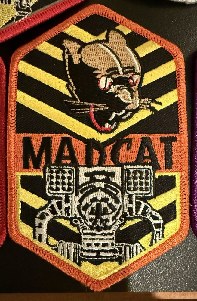 MadCat Embroidered Patch BattleTech Virtual World Authentic