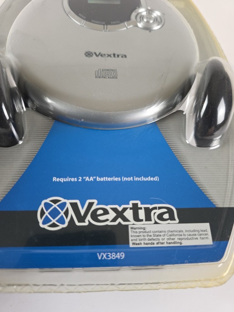 Vintage Vextra CD Player NEW/SEALED Programmable Memory Silver