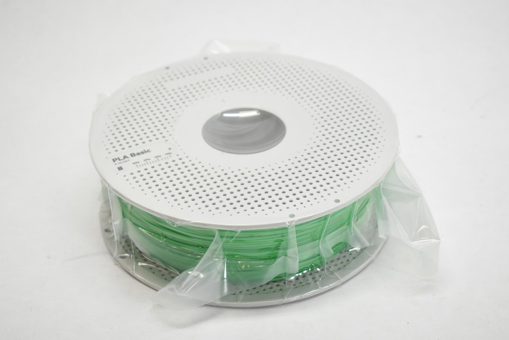 PLA Basic 3D Printer Filament Green Spool 1kg 190-230°C Temperature ≤70°C