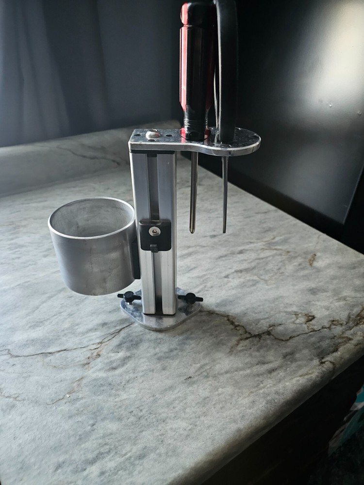 Track mount cup holder & tool holder