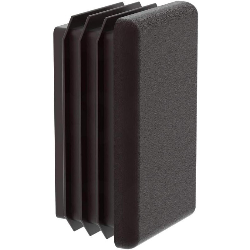 1” X 2” Rectangle End Cap Plugs Rectangular Tubing Caps Various Package Sizes