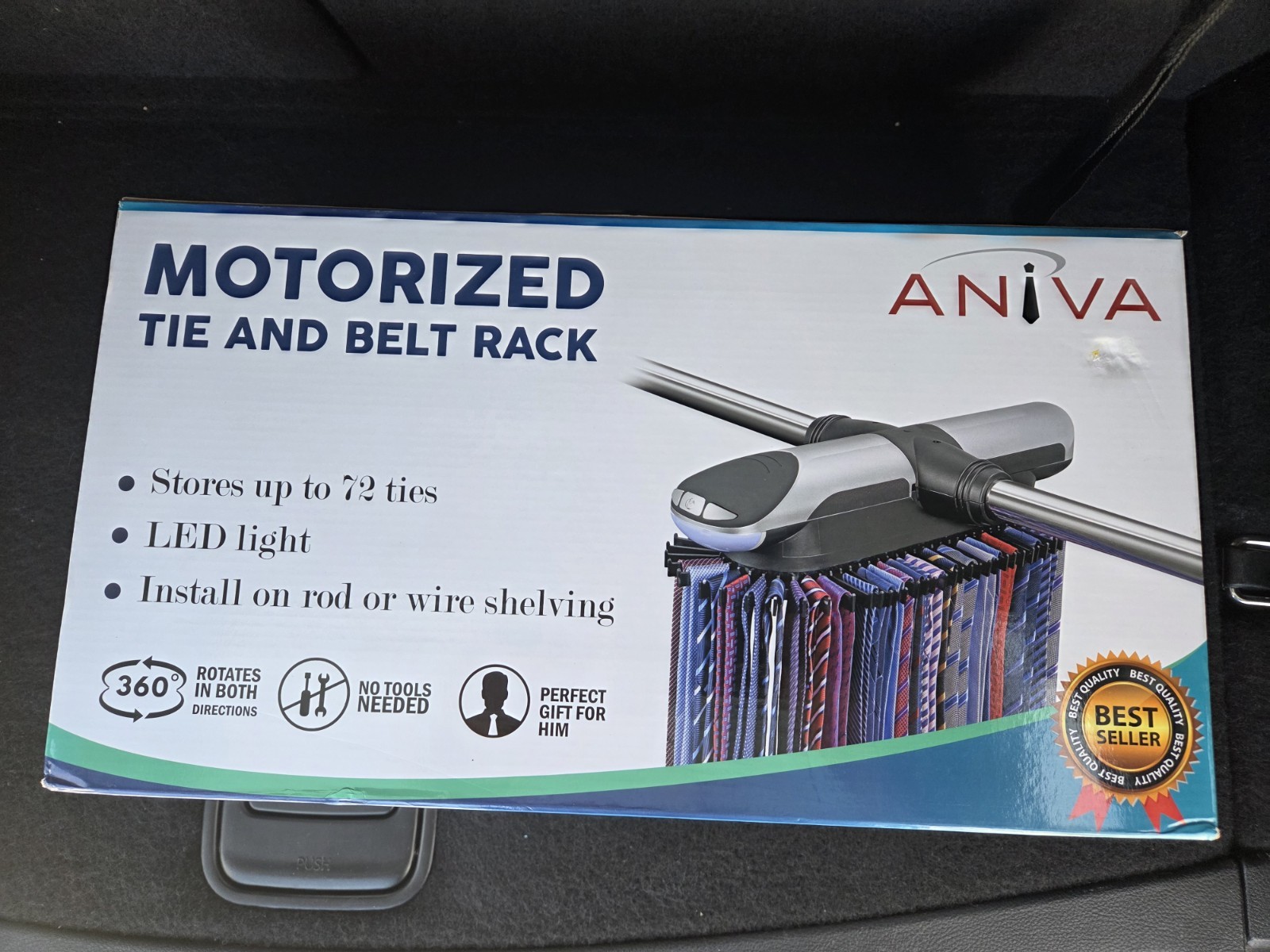 Genuine Aniva 72 Tie and 8 Belt Motorized Rack
