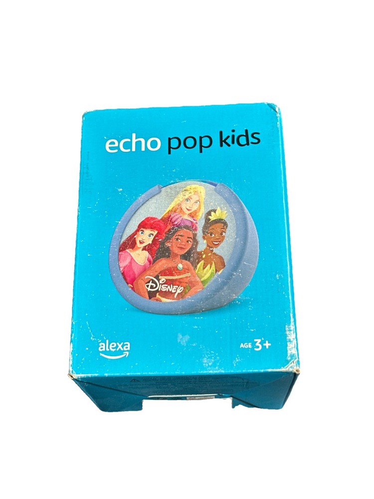 Amazon - Echo Pop Kids Smart Speaker with Alexa - Disney Princess