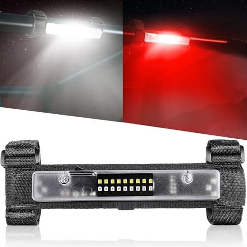 UTV Dome Light,  Universal Roll Bar Mount Interior LED Light for UTV Red