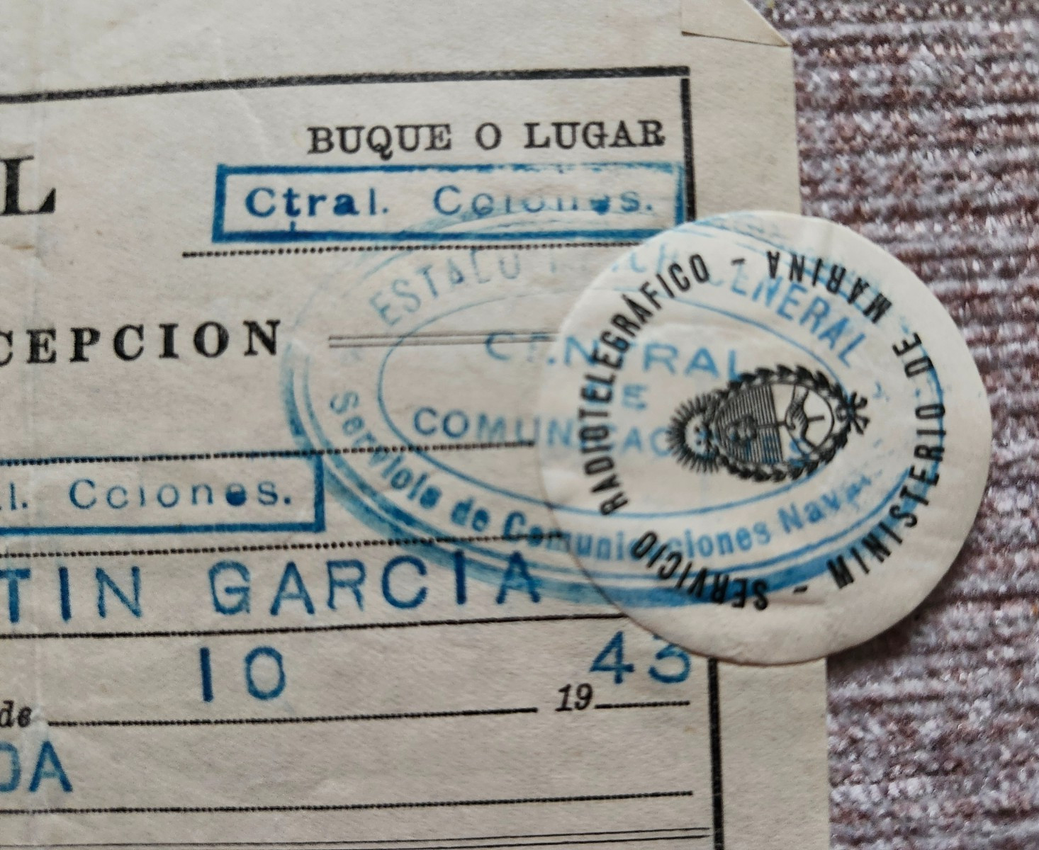 WW2 Germany. Interned sailors, "Admiral Graf Spee" #2