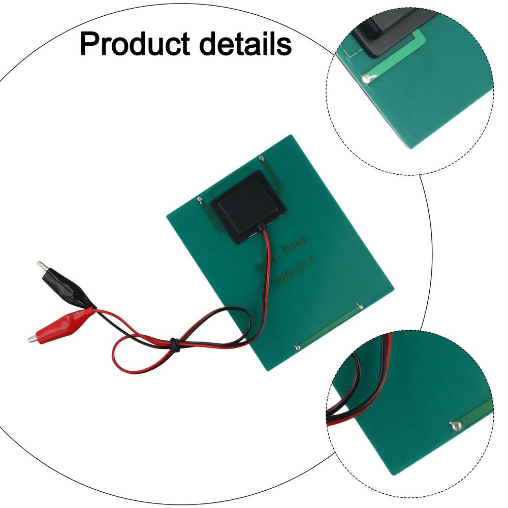 Outdoor Use 10W 12V Solar Panel with Clips Great for Charging Multiple Devices