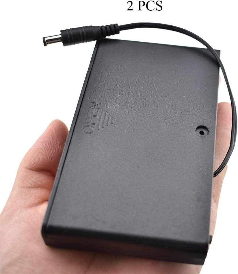 Efficient 12V Battery Supply Holder - Quick Access for Wireless Cameras & Lights