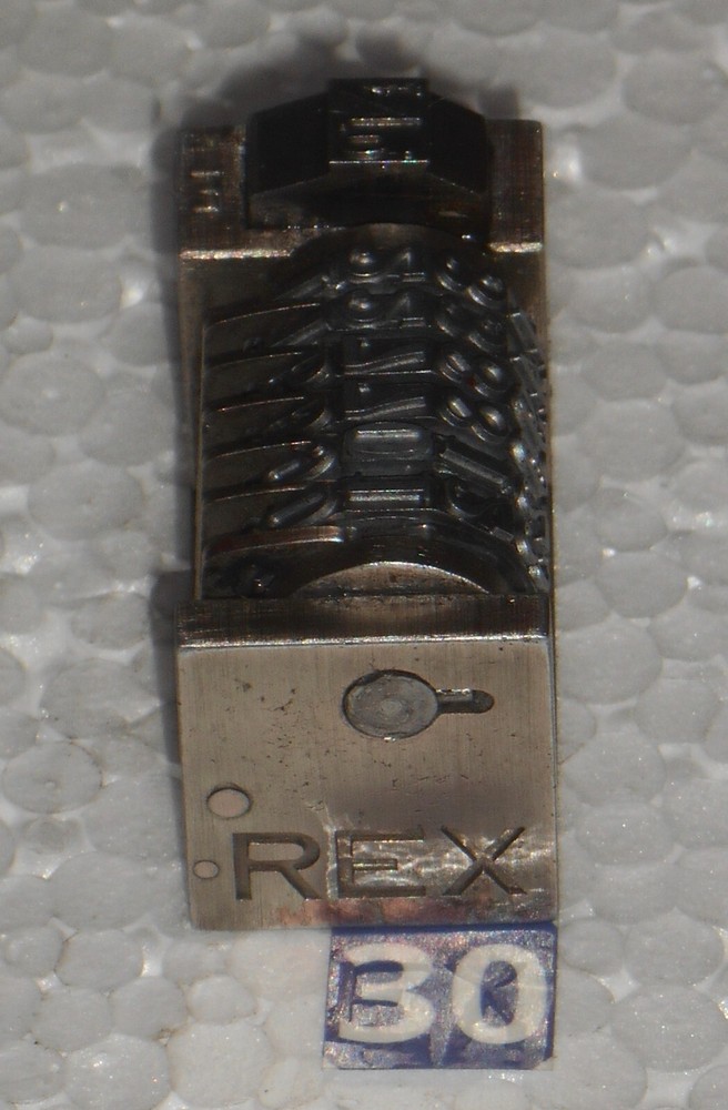 REX /SUNUM | letterpress numbering machine | 30