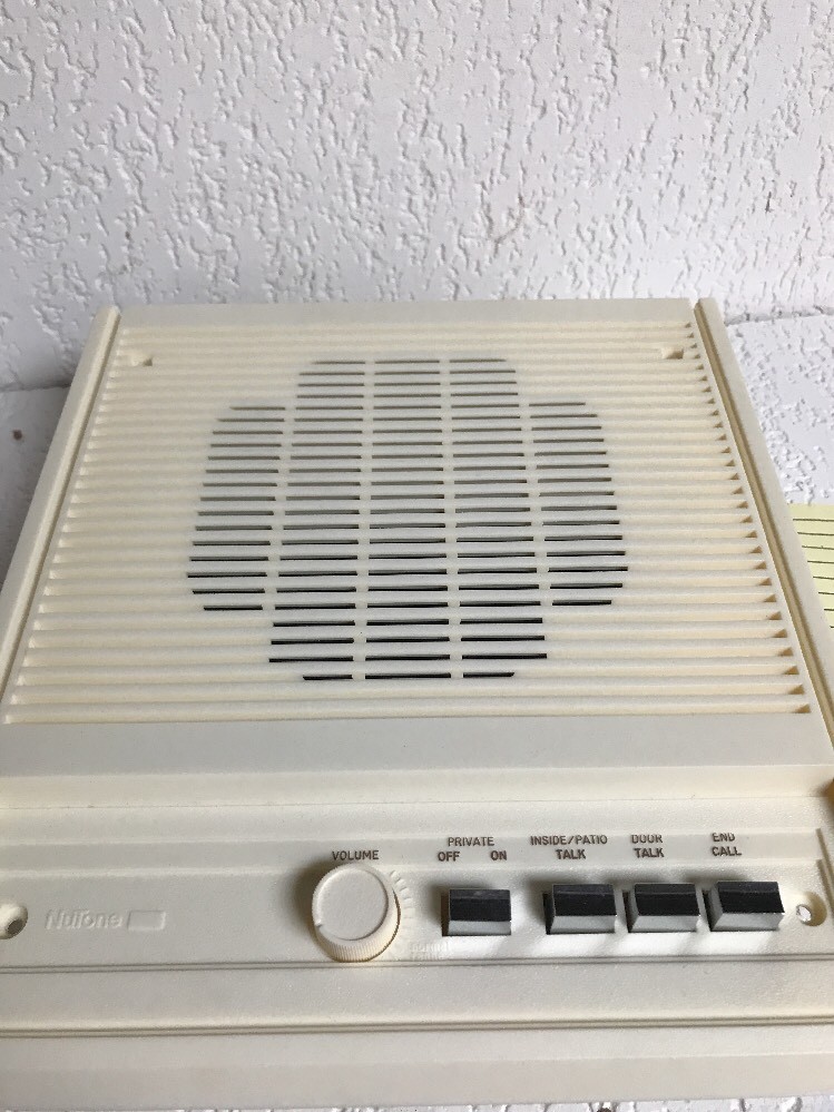 NuTone IS-408L Adobe White 8" Indoor Surface Mounted Intercom Speaker