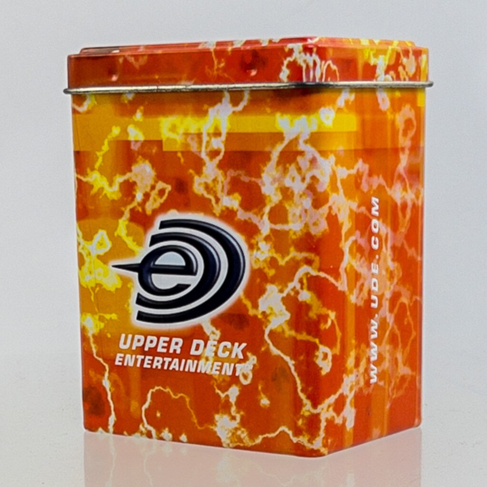 Upper Deck - Storage Tin - Orange (2004) *LOOSE - NON-MINT*