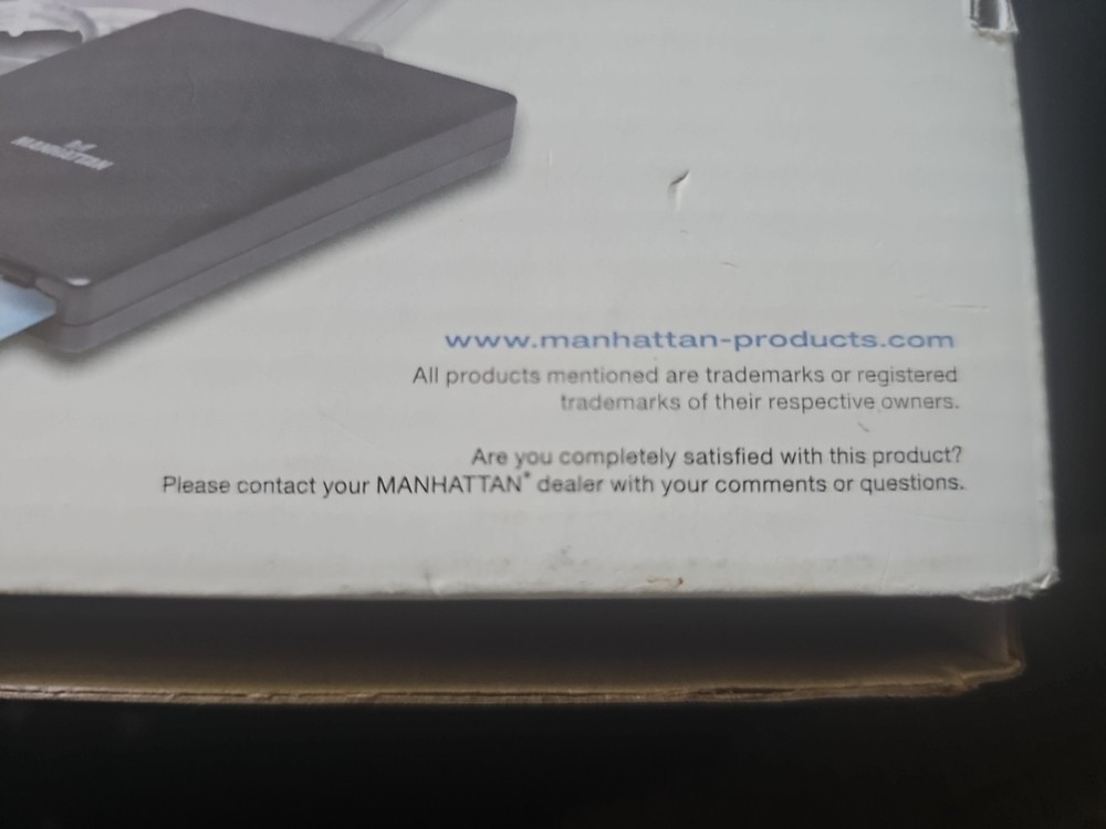 Manhattan Usb Floppy Disk Drive Used Untested