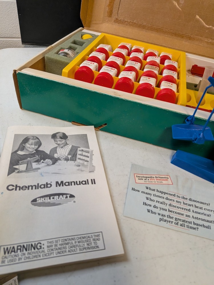 Skilcraft Chemlab/4 1500 Experiments 1991
