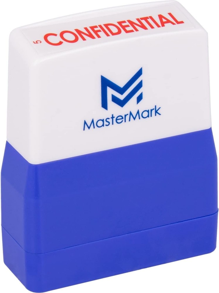 Pre-Inked Confidential Office Stamp - Compact & Efficient Design