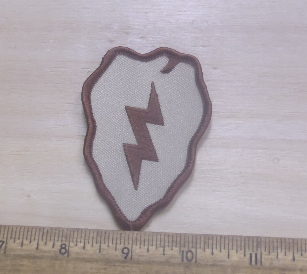 US Army - 25th Infantry Division Desert Embroidered Patch