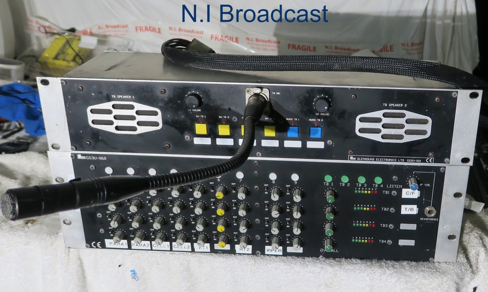 2x Glensound intercom / sound units