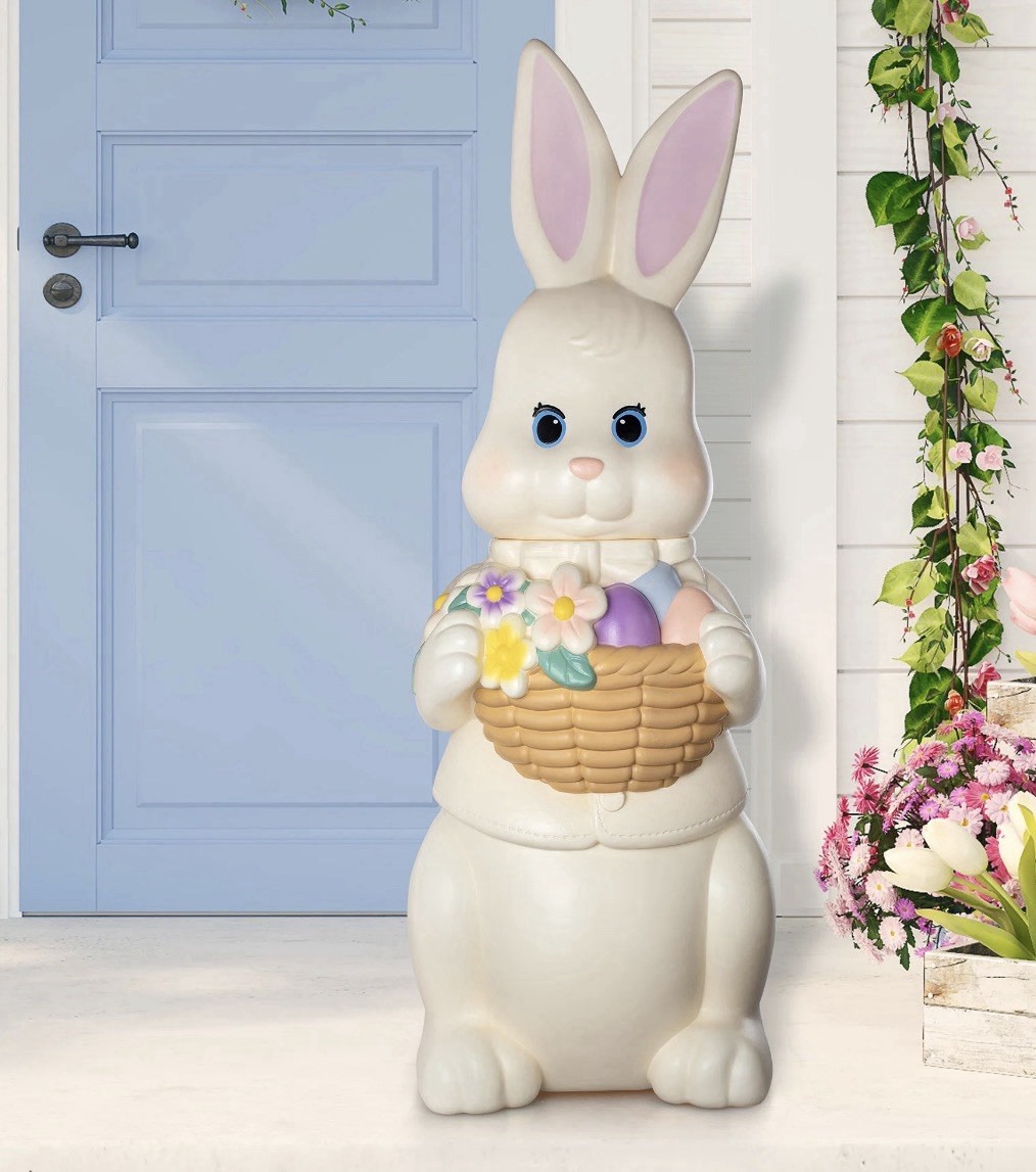 Way To Celebrate Blow Mold Easter Bunny White 60” Tiktok Viral Sold Out